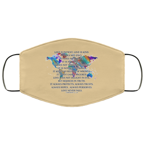 Love Is Patient 2 Layer Protective Mask
