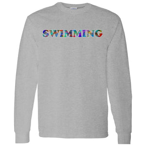 Swimming Long Sleeve Sport T-Shirt