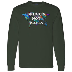 Bridges Not Walls Long Sleeve T-Shirt