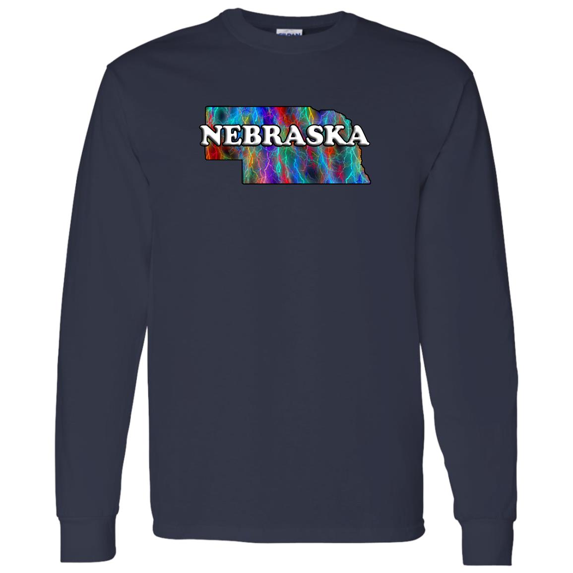 Nebraska Long Sleeve State T-Shirt