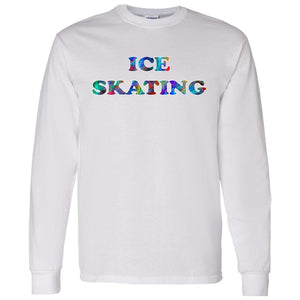 Ice Skating Long Sleeve Sport T-Shirt