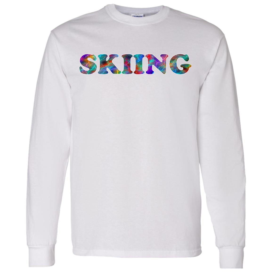 Skiing Long Sleeve Sport T-Shirt