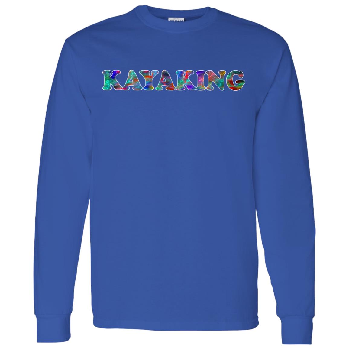 Kayaking Long Sleeve Sport T-Shirt