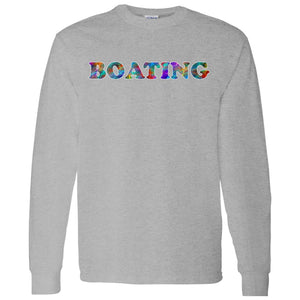Boating Long Sleeve Sport T-Shirt