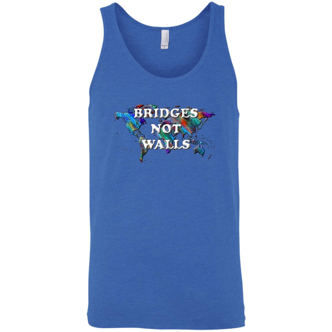 Bridges Not Walls Sleeveless Unisex Tee