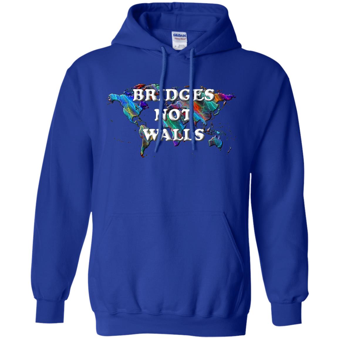 Bridges Not Walls Statement Hoodie