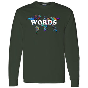 WORDS STATEMENT LONG SLEEVE T-SHIRT