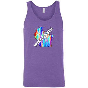 Wisconsin Sleeveless Unisex Tee