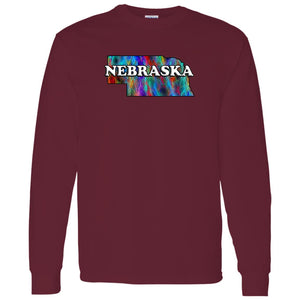 Nebraska Long Sleeve State T-Shirt