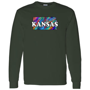 Kansas Long Sleeve State T-Shirt