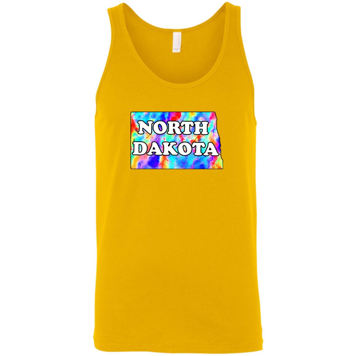 North Dakota Sleeveless Unisex Tee