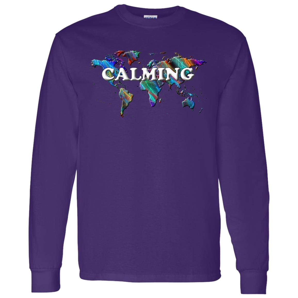 Calming Long Sleeve Statement T-Shirt