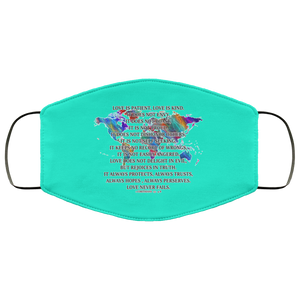 Love Is Patient 2 Layer Protective Mask