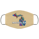 Michigan 2 Layer Protective Face Mask
