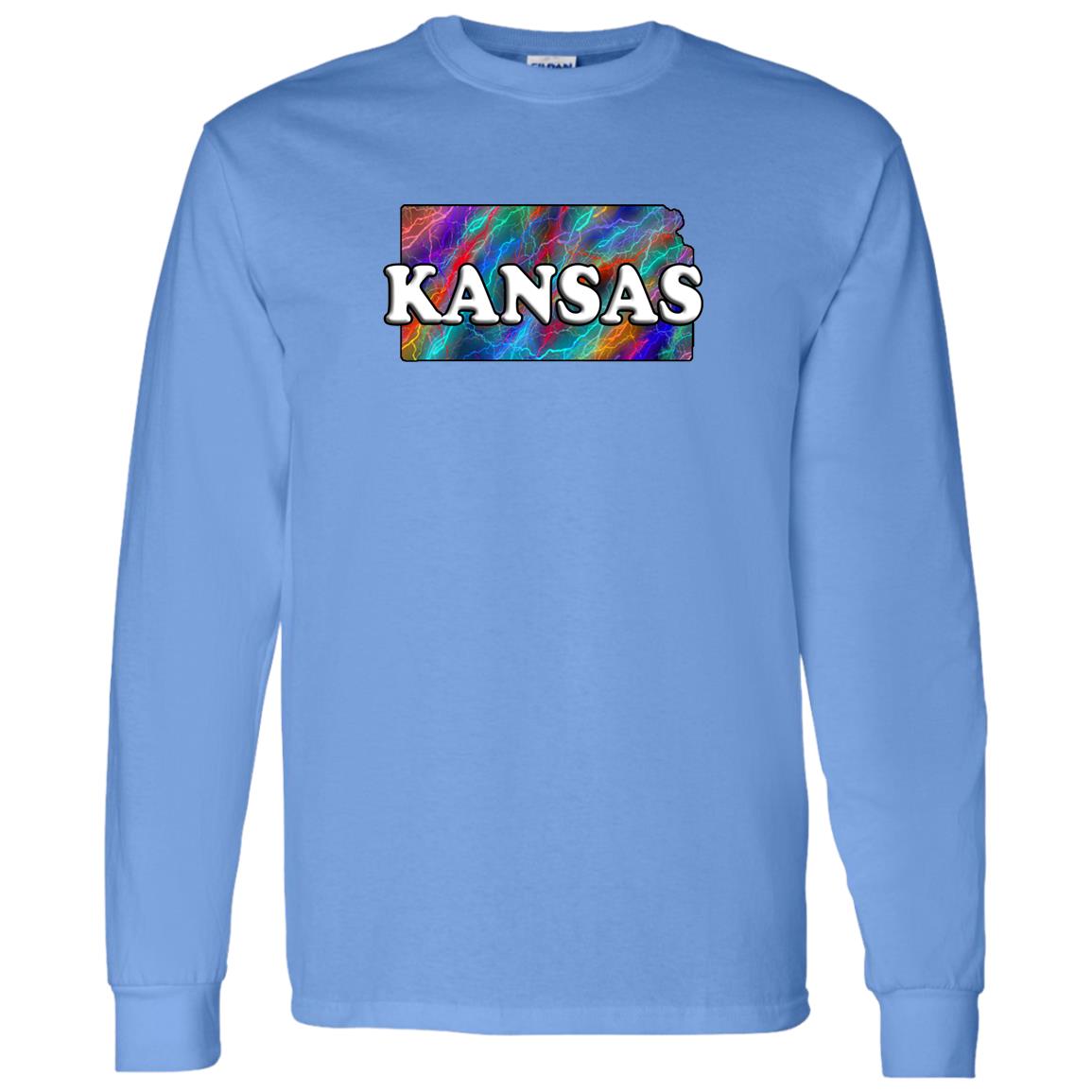 Kansas Long Sleeve State T-Shirt