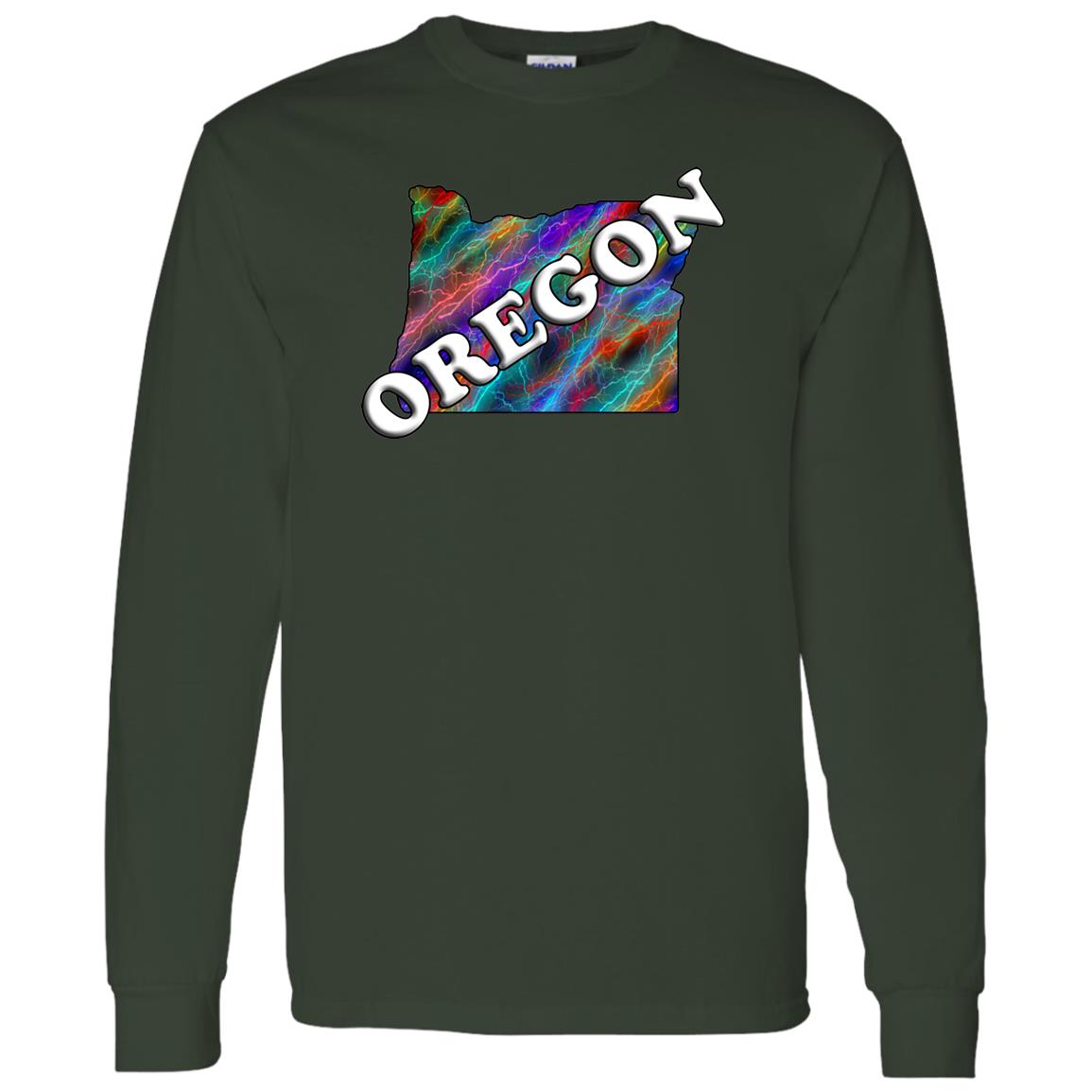 Oregon Long Sleeve State T-Shirt