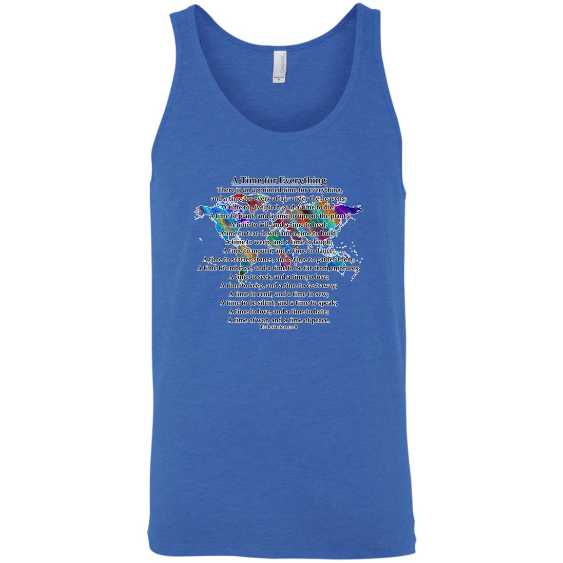 A Time for Everything Sleeveless Unisex Tee