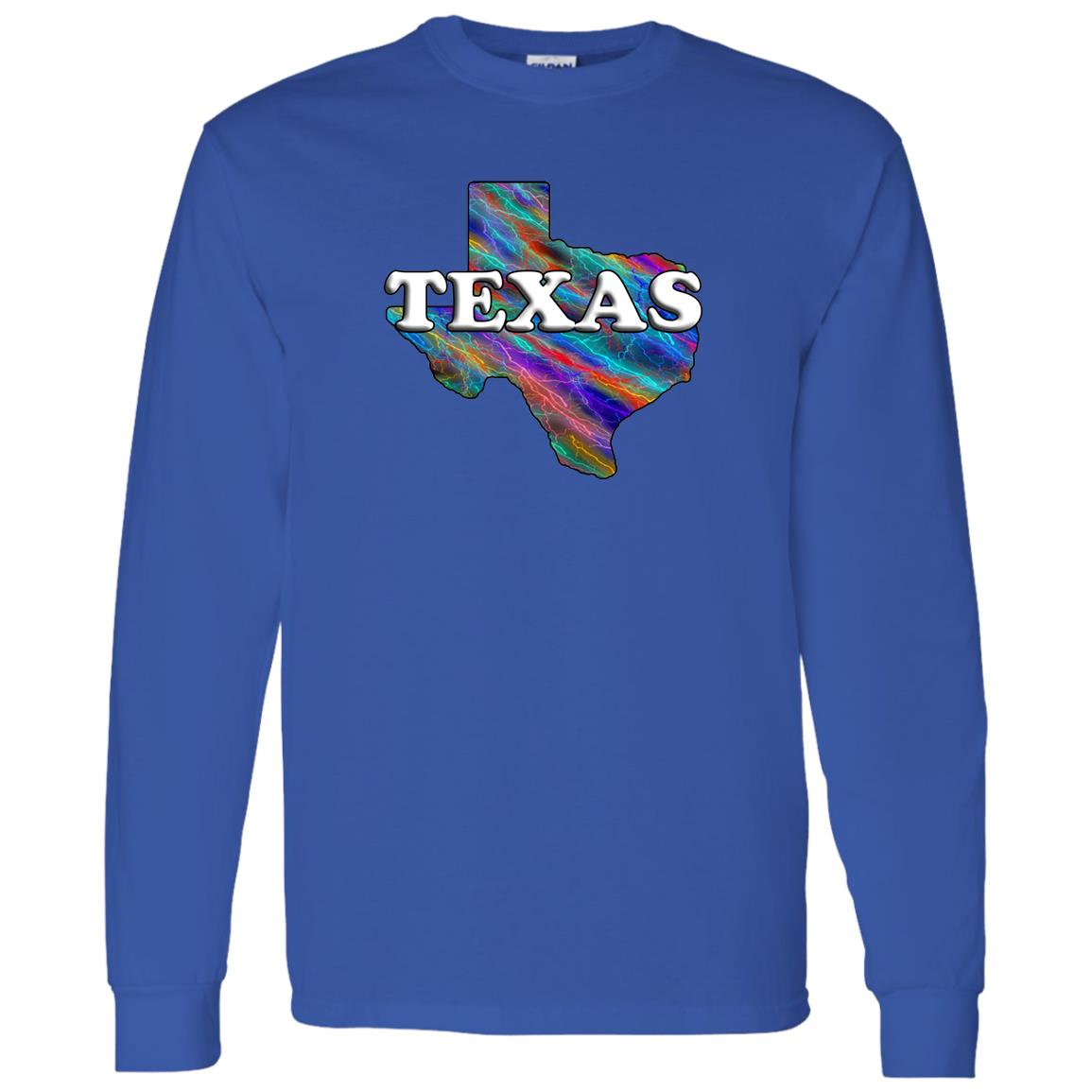 Texas Long Sleeve State T- Shirt