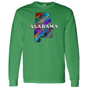Alabama Long Sleeve State T-shirt