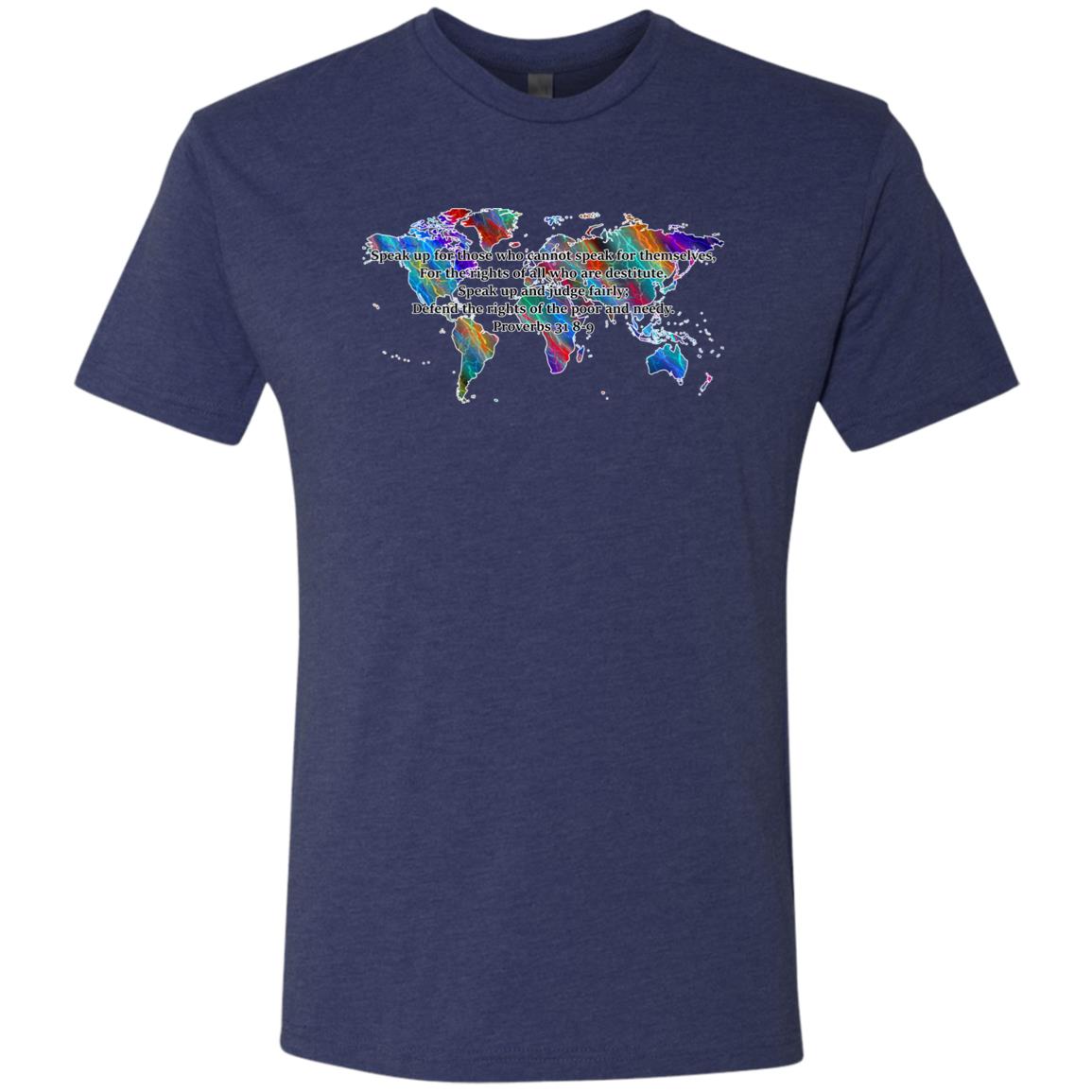 Proverbs 31 8-9 T-Shirt