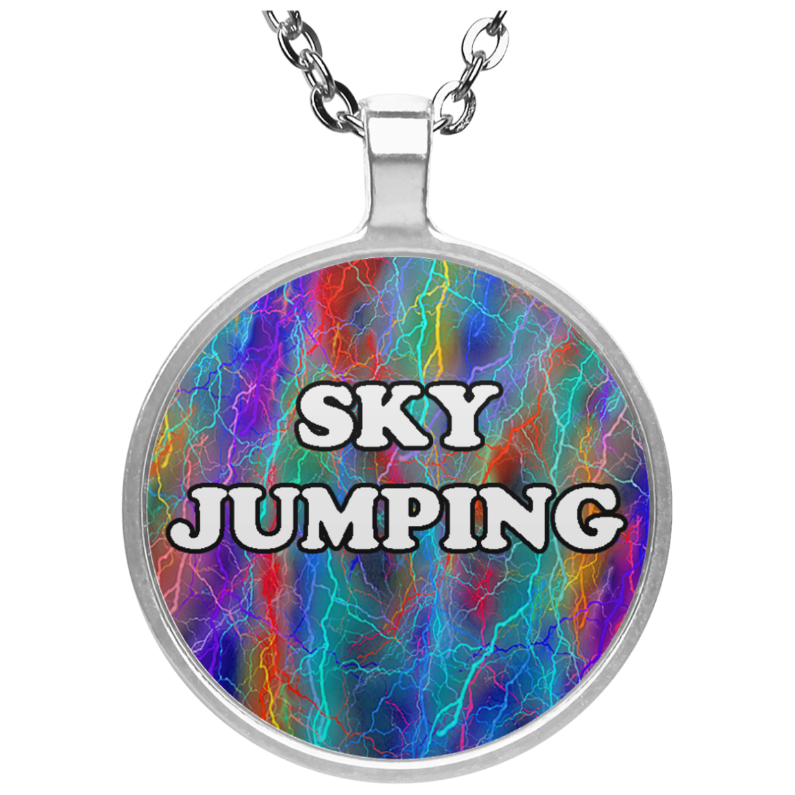 SKY JUMPING SPORT CIRCLE NECKLACE