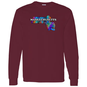 Massachusetts Long Sleeve State T-Shirt