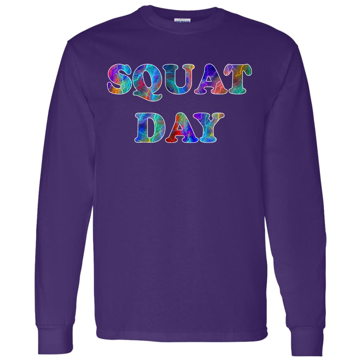 Squat Day Long Sleeve Sport T-Shirt