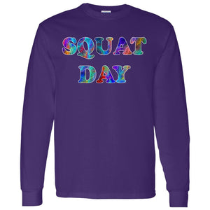 Squat Day Long Sleeve Sport T-Shirt