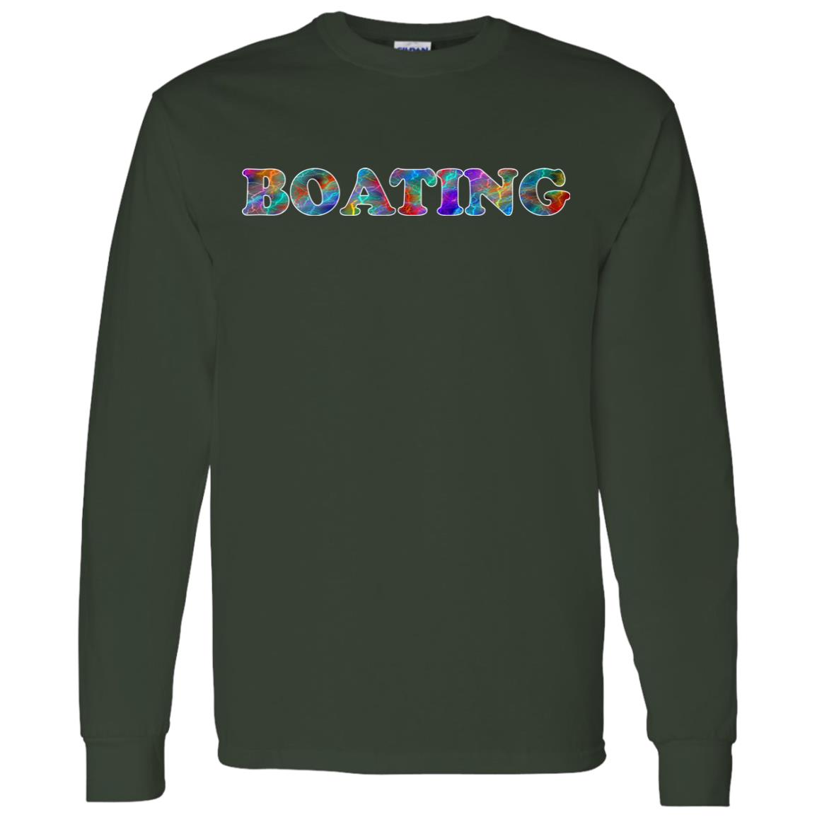 Boating Long Sleeve Sport T-Shirt