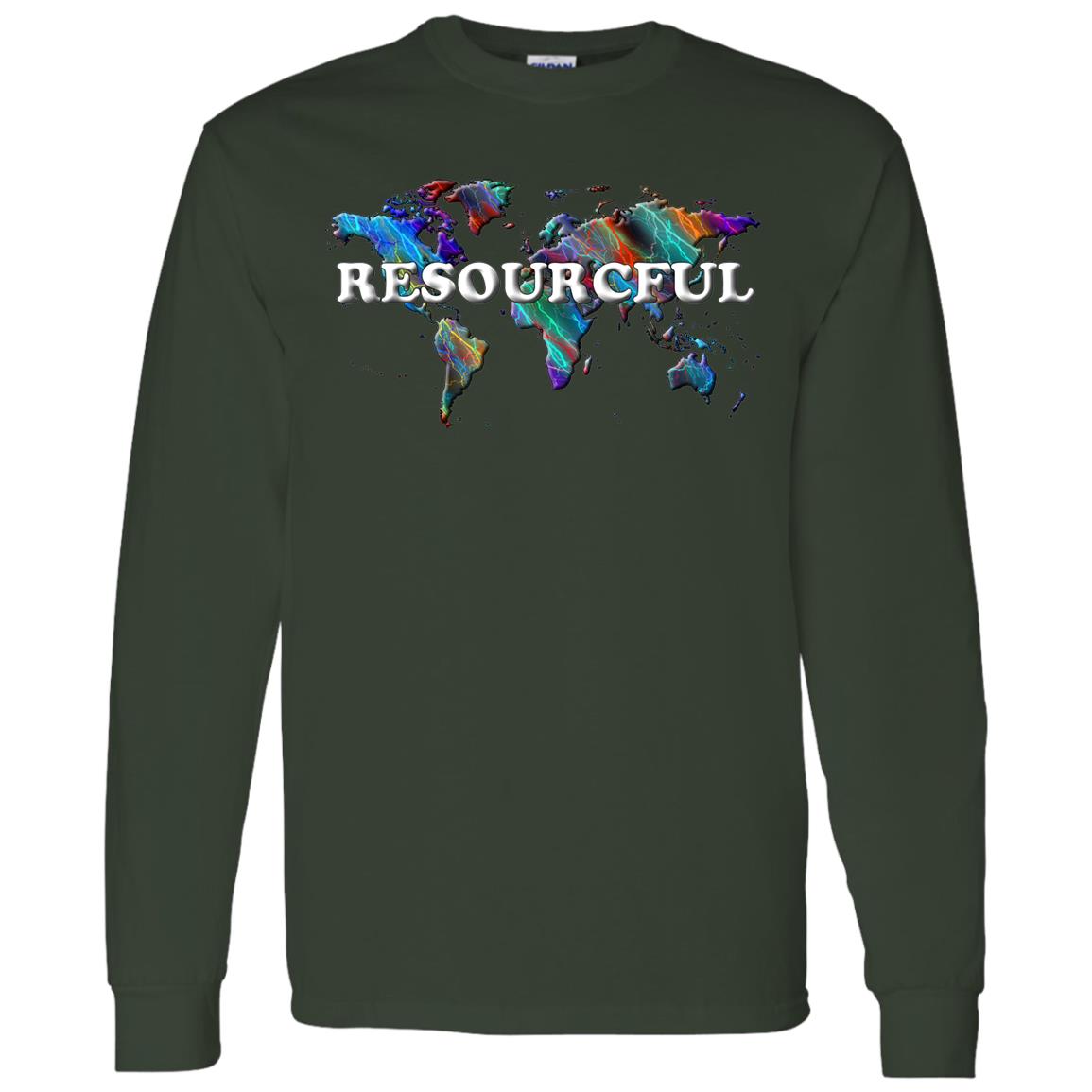 RESORCEFUL LONG SLEEVE T-SHIRT | KC WOW WARES