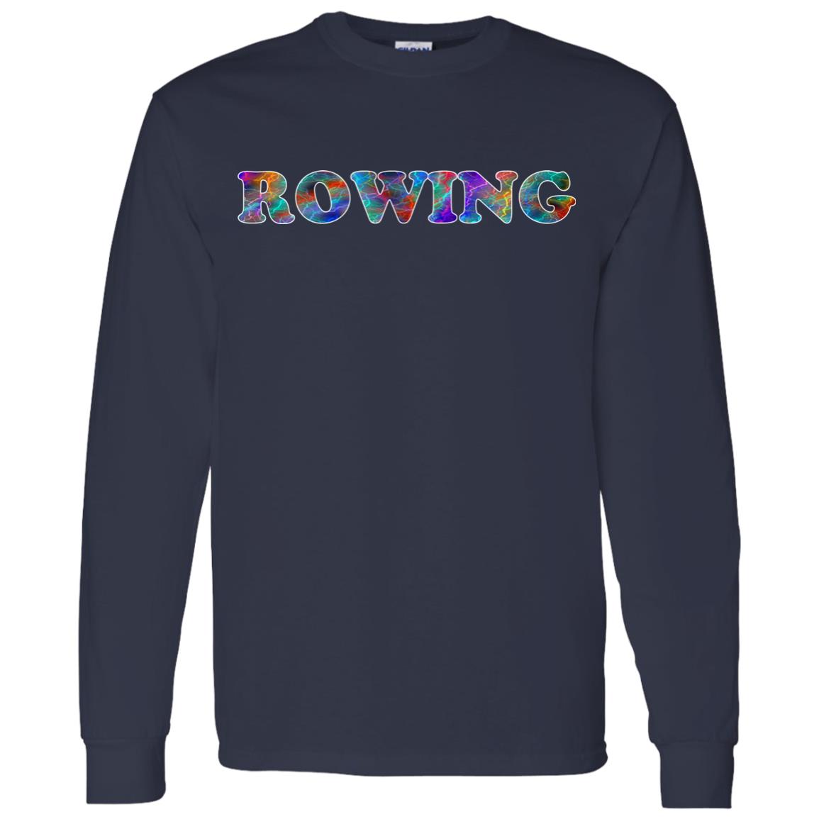 Rowing Long Sleeve Sport T-Shirt