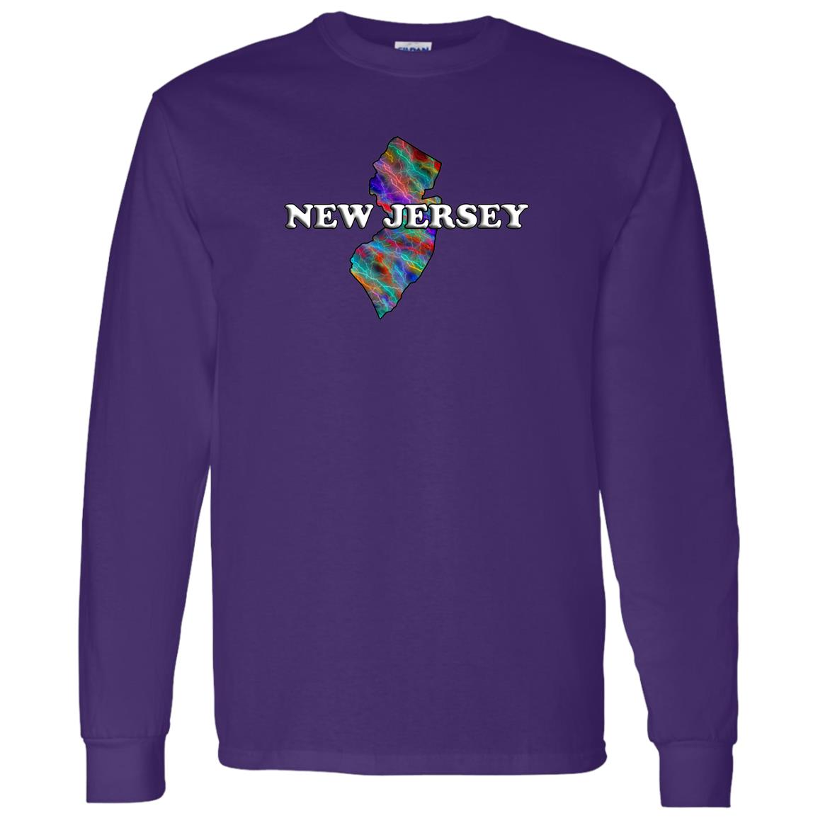 New Jersey Long Sleeve State T-Shirt