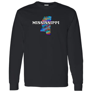 MISSISSIPPI LONG SLEEVE STATE T-SHIRT