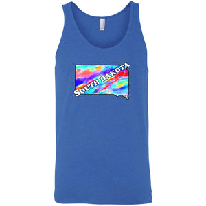 South Dakota Sleeveless Unisex Tee