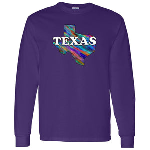 Texas Long Sleeve State T- Shirt