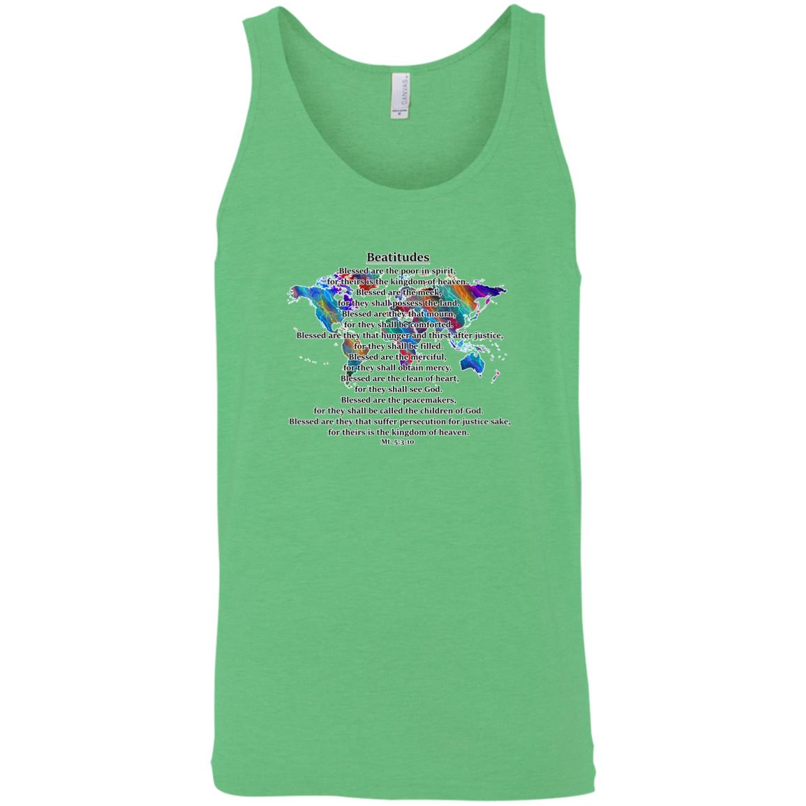 Beatitudes Sleeveless Unisex Tee