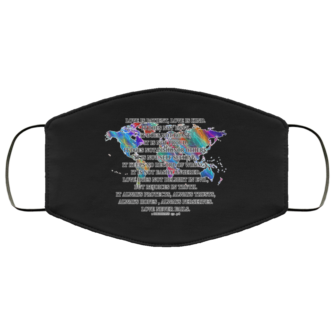 Love Is Patient 2 Layer Protective Mask