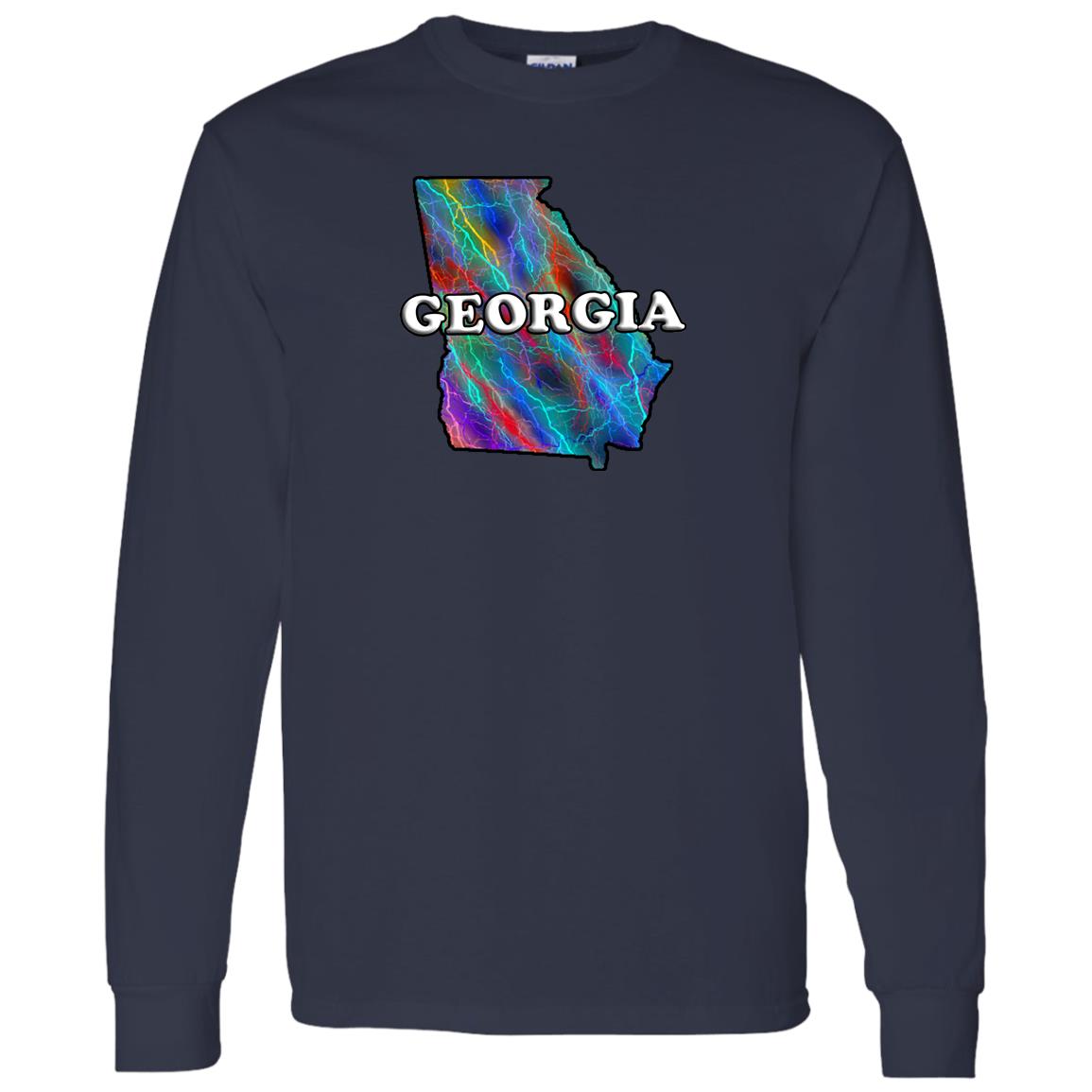 Georgia Long Sleeve State T-Shirt