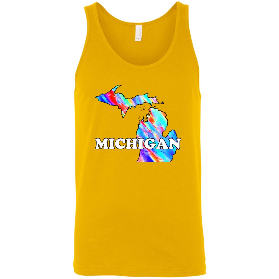 Michigan Sleeveless Unisex Tee