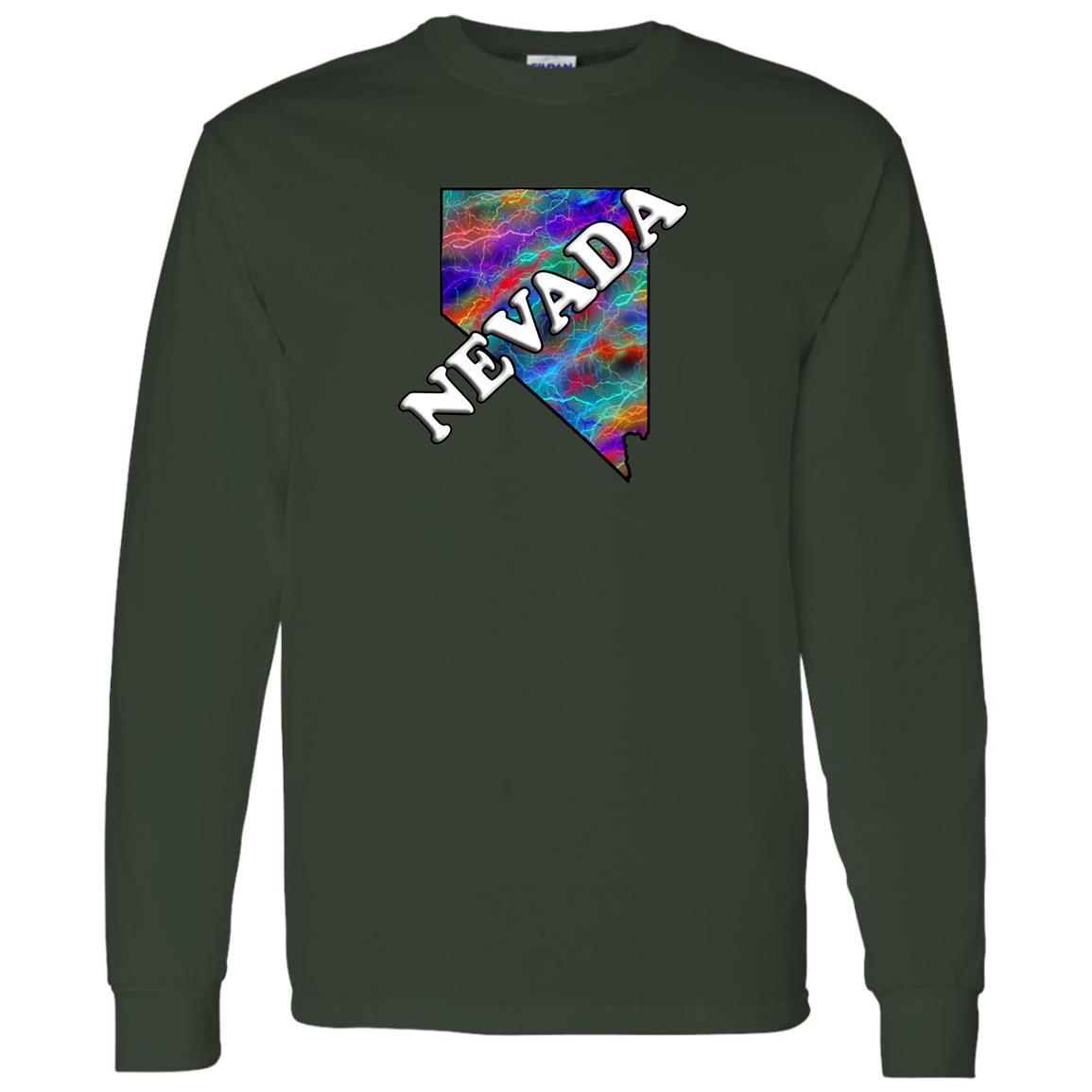 Nevada Long Sleeve State T-Shirt