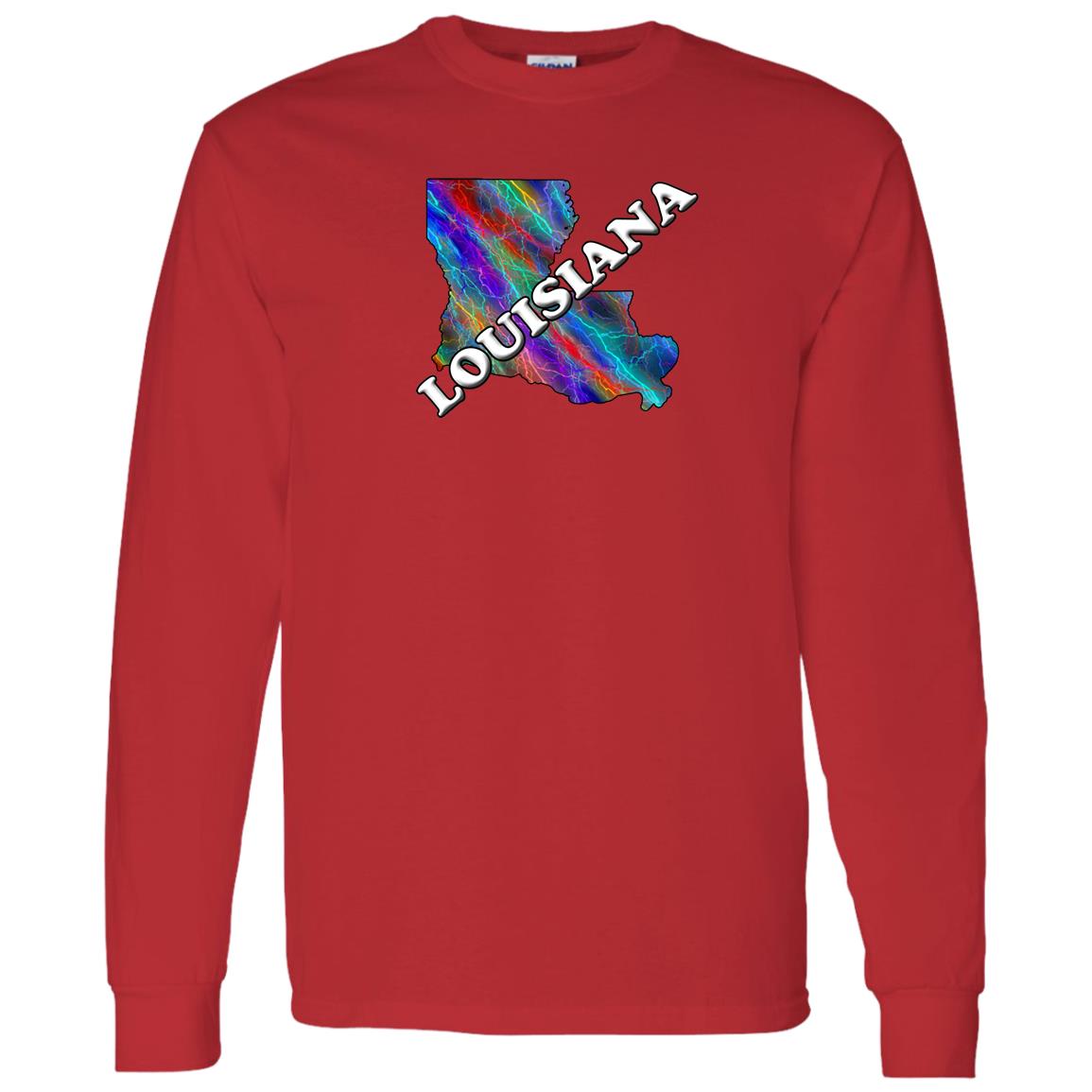 LOUISIANA LONG SLEEVE T-SHIRT | KC WOW WARES