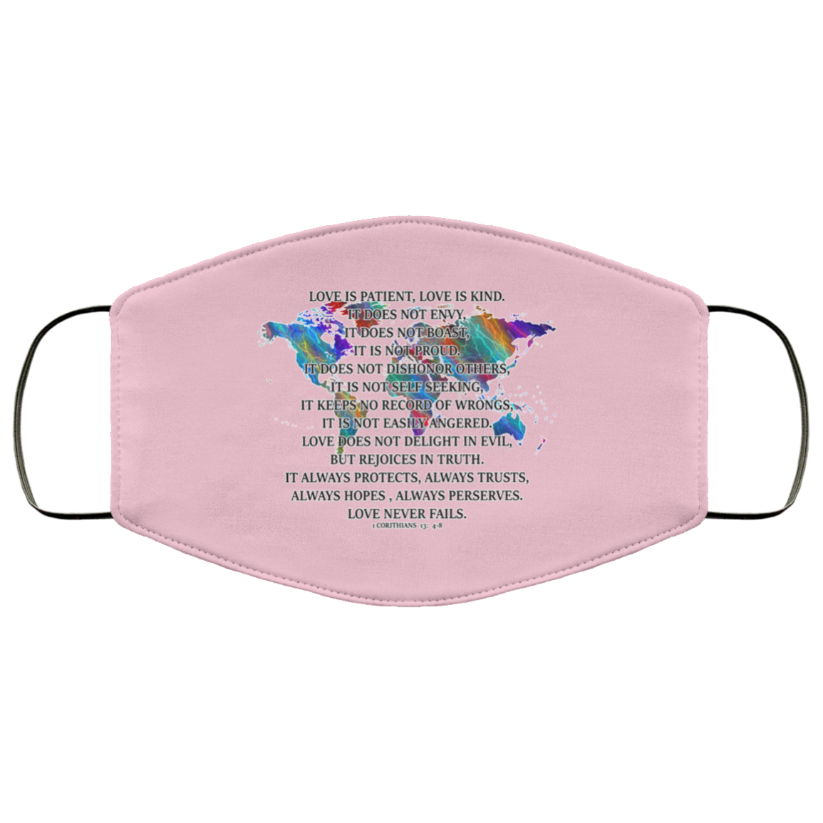 Love Is Patient 2 Layer Protective Mask