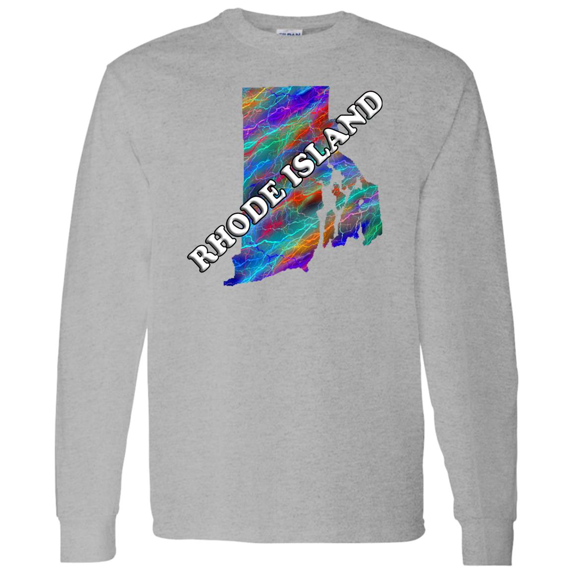 Rhode Island Long Sleeve State T-Shirt