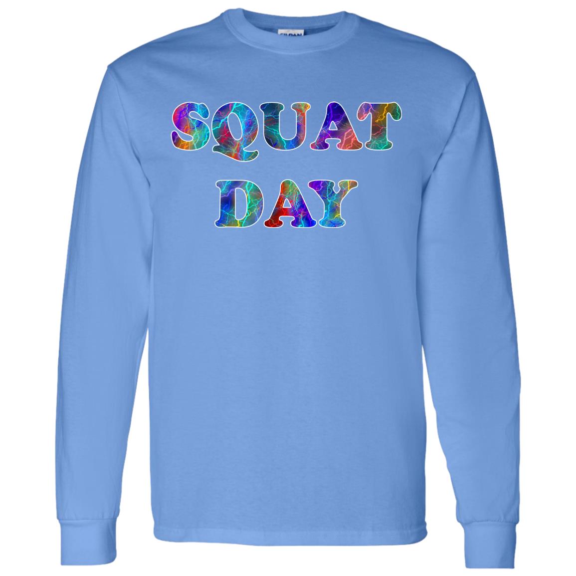 Squat Day Long Sleeve Sport T-Shirt