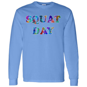Squat Day Long Sleeve Sport T-Shirt