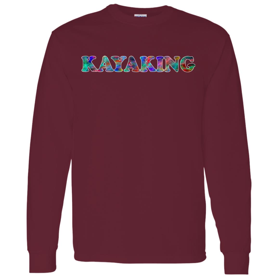 Kayaking Long Sleeve Sport T-Shirt