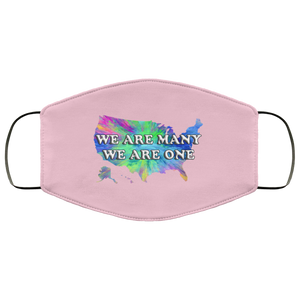 We Are One We Are Many 2 Layer Protective Mask
