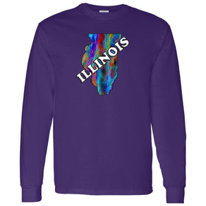 Illinois Long Sleeve State T-Shirt