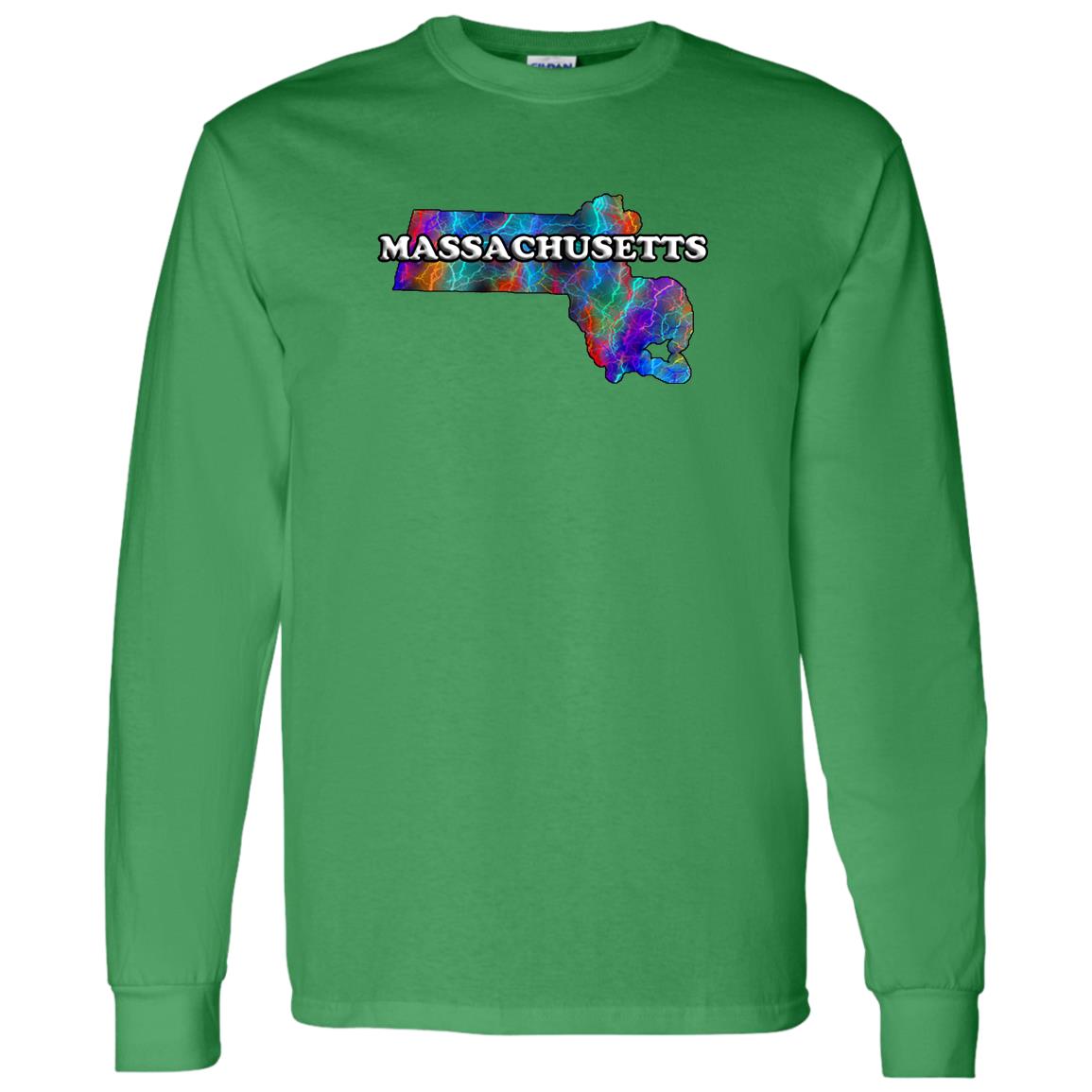 Massachusetts Long Sleeve State T-Shirt