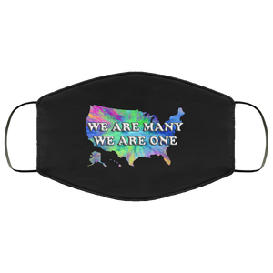 We Are One We Are Many 2 Layer Protective Mask
